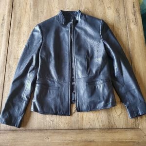 Like new LEATHER ALFANI jacket